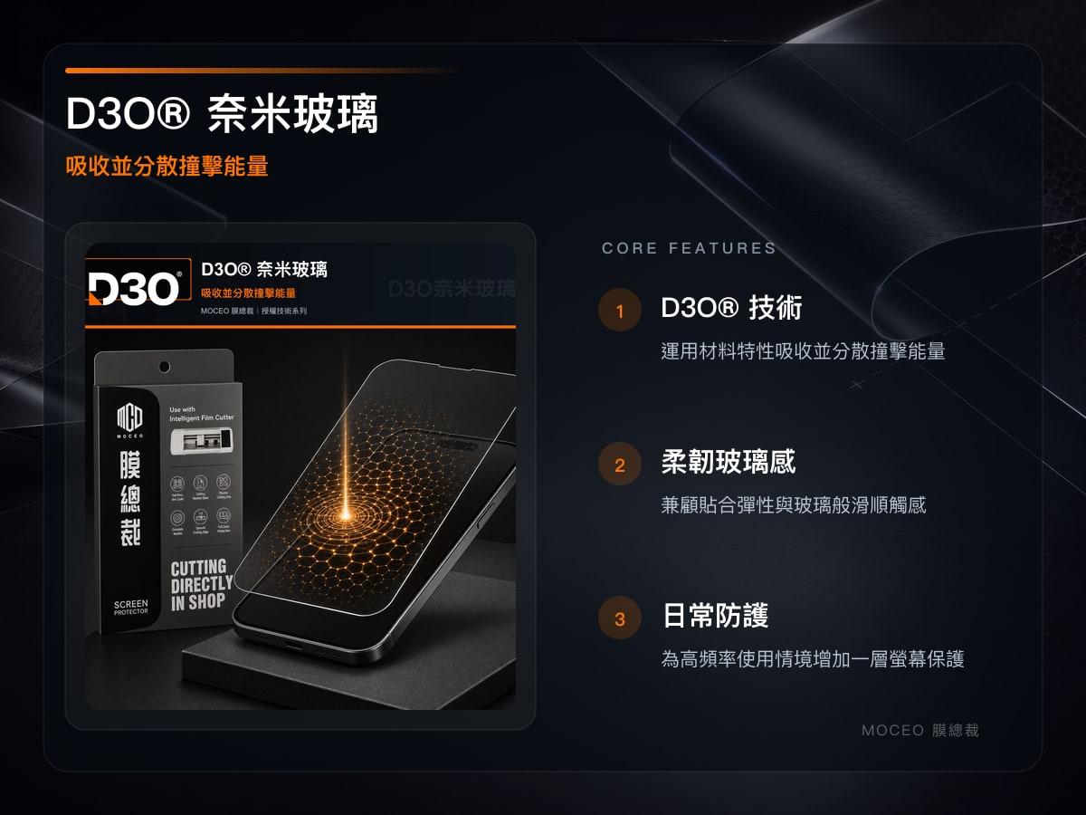 英國 D3O 奈米玻璃